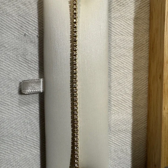 Brilliant Earth Lab Diamond and Yellow Gold Tennis Bracelet - Picture 2 of 7